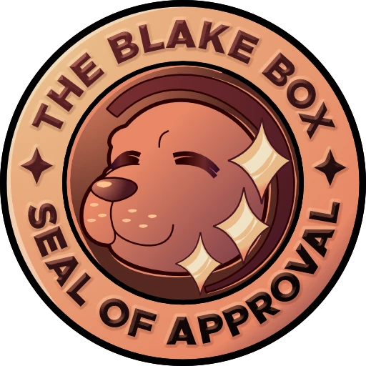 The Blake Box Seal of Approval in Bronze
