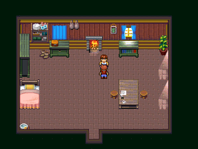 Der NPC, bei dem ihr in der Tauschquest im RPG-Maker-Spiel Mondschein die Nähzeug eintauscht.