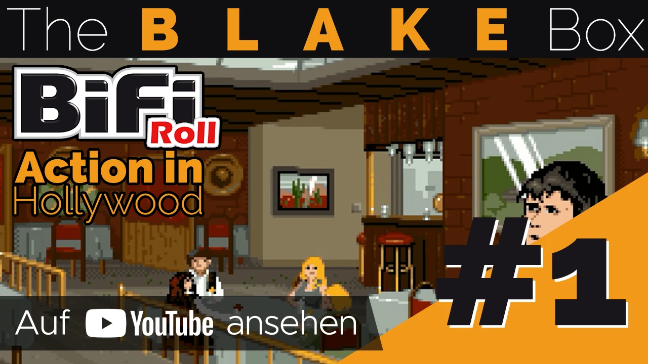 YouTube-Thumbnail meines Let's Plays von BiFi Roll: Action in Hollywood