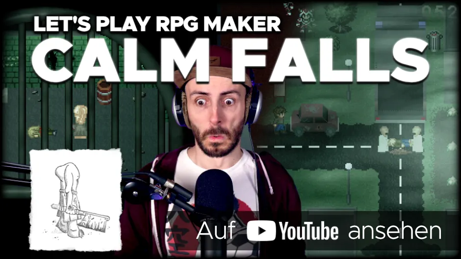 YouTube-Thumbnail des Let's Plays von 'Calm Falls'