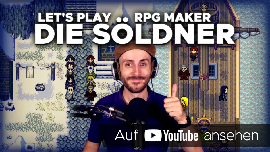YouTube-Thumbnail des Let's Plays von 'Die Söldner'