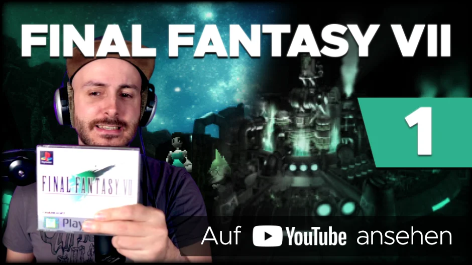 YouTube-Thumbnail meines Let's Plays von Final Fantasy 7