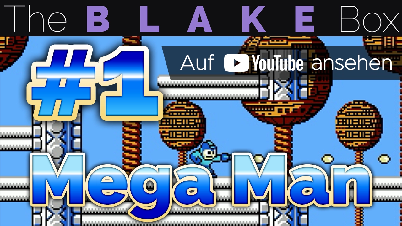 YouTube-Thumbnail meines Let's Plays von Mega Man