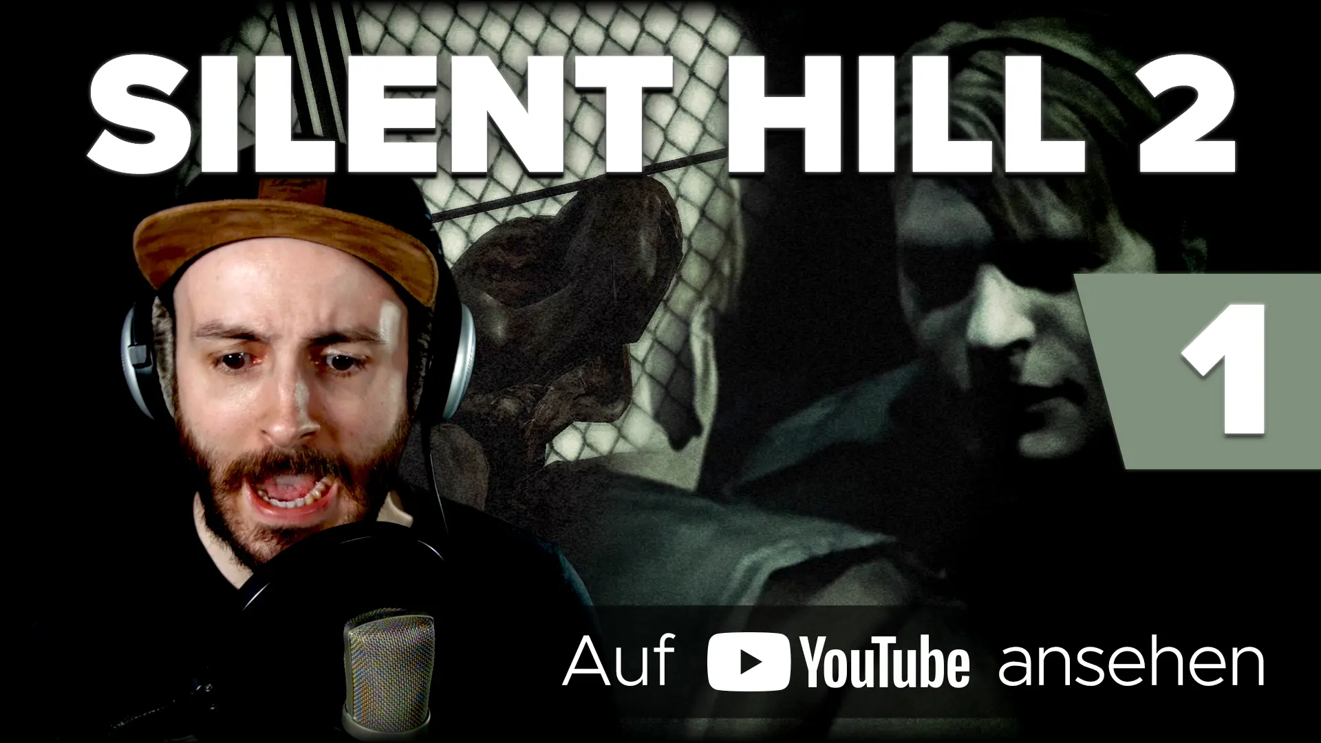 YouTube-Thumbnail meines Let's Plays von Silent Hill 2.