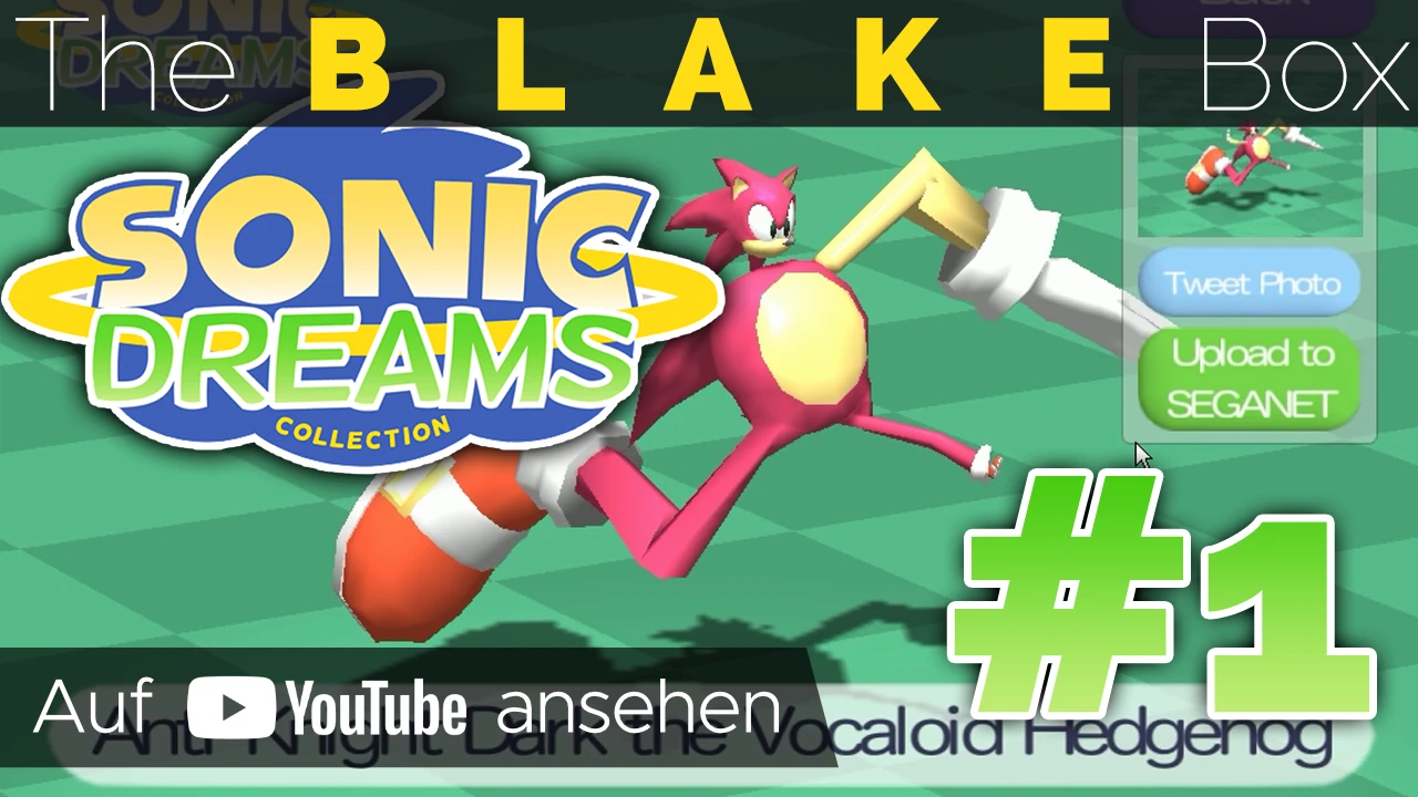 YouTube-Thumbnail meines Let's Plays von Sonic Dreams Collection