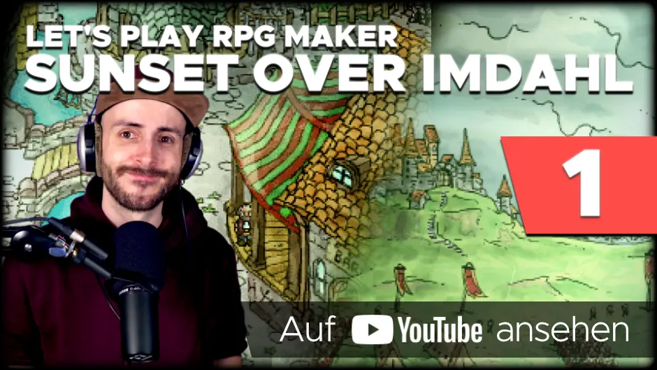 YouTube-Thumbnail meines Let's Plays von Sunset over Imdahl