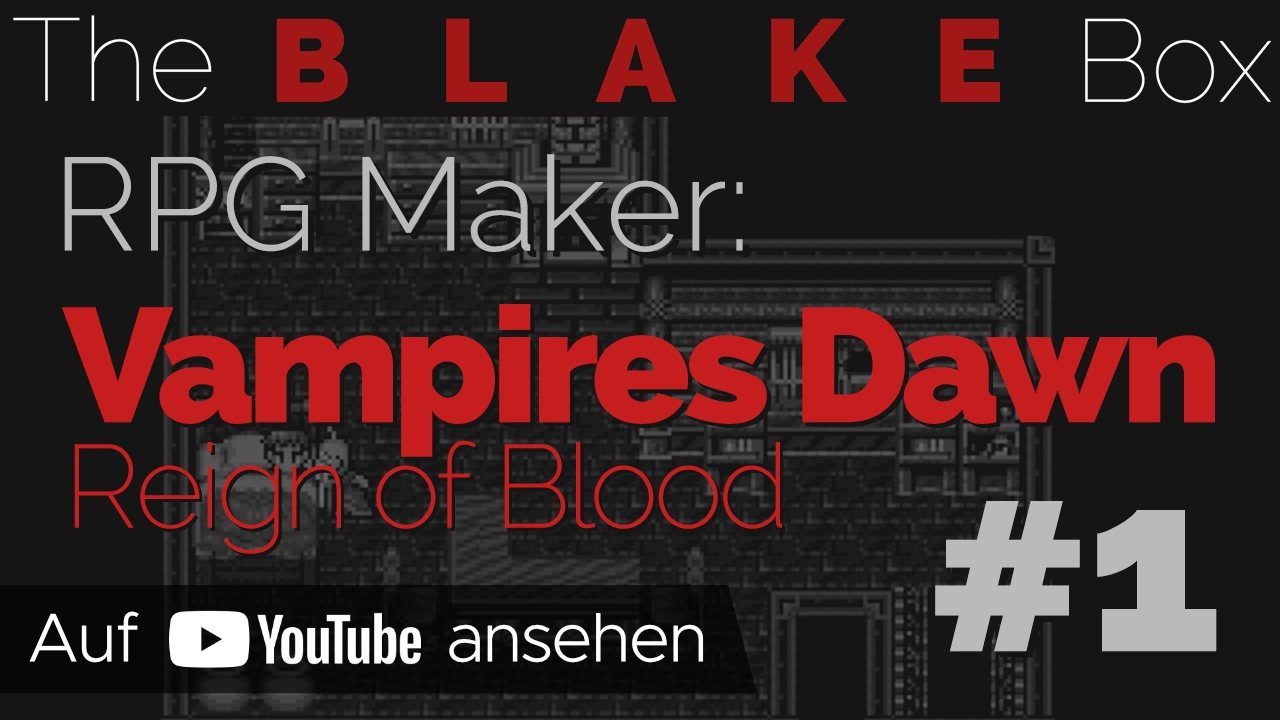 YouTube-Thumbnail meines Vampires Dawn: Reign of Blood Let's Plays